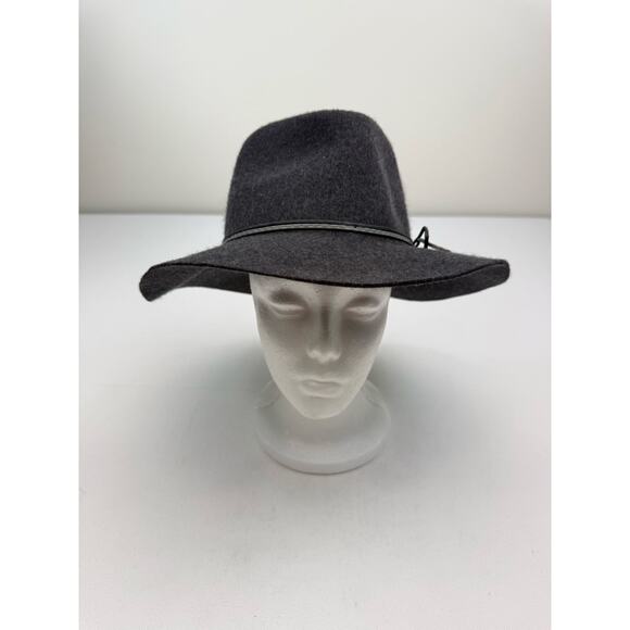 Michael Stars Gray 100%‎ Wool Wide Brim Hat One Size Festival Country Western
